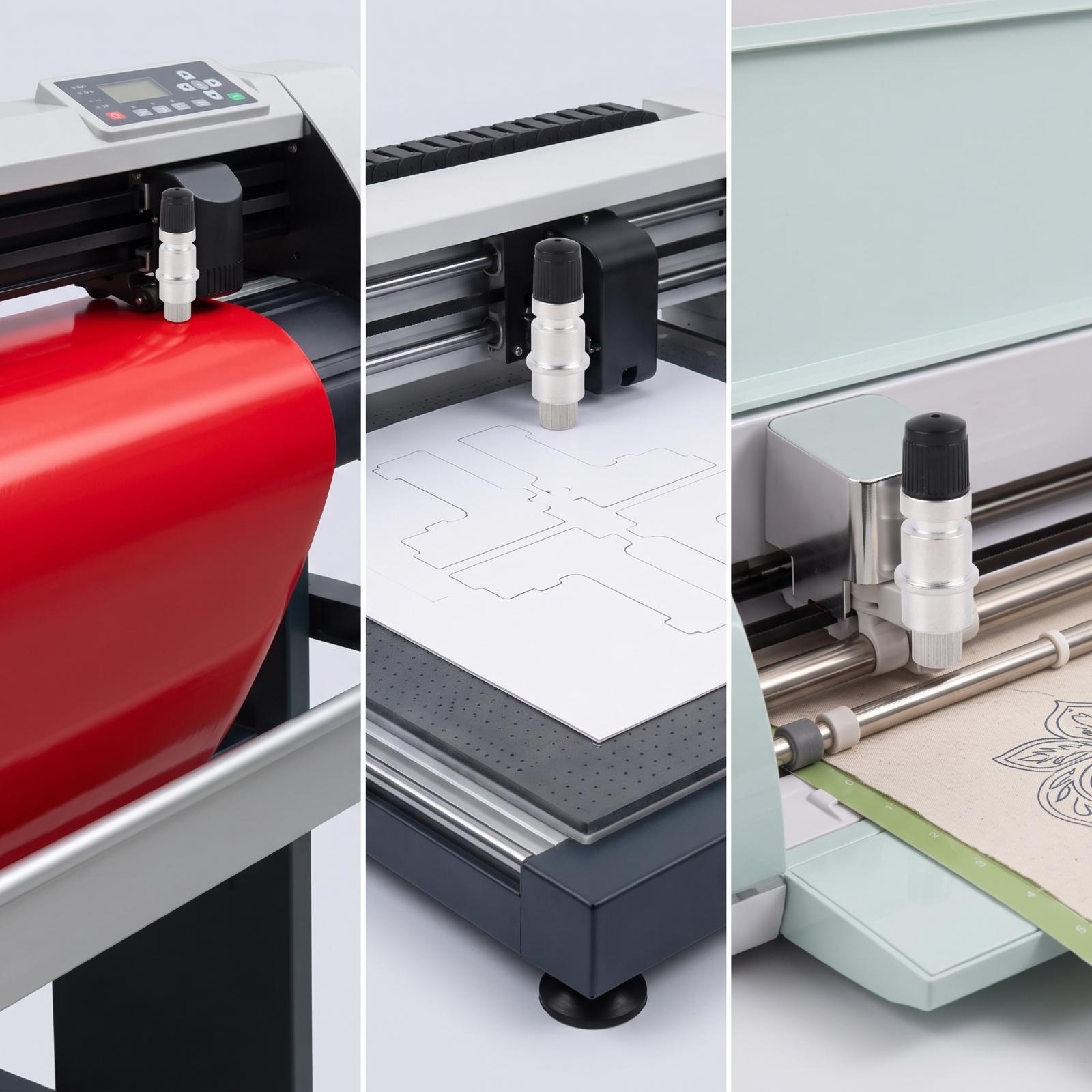 Cutting Plotter Blade - Plotter Cutting Stand with Silver Cylinder