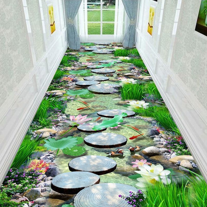 Modern 3D Print Hotel Corridor - Commercial Window Printing 评论和价格