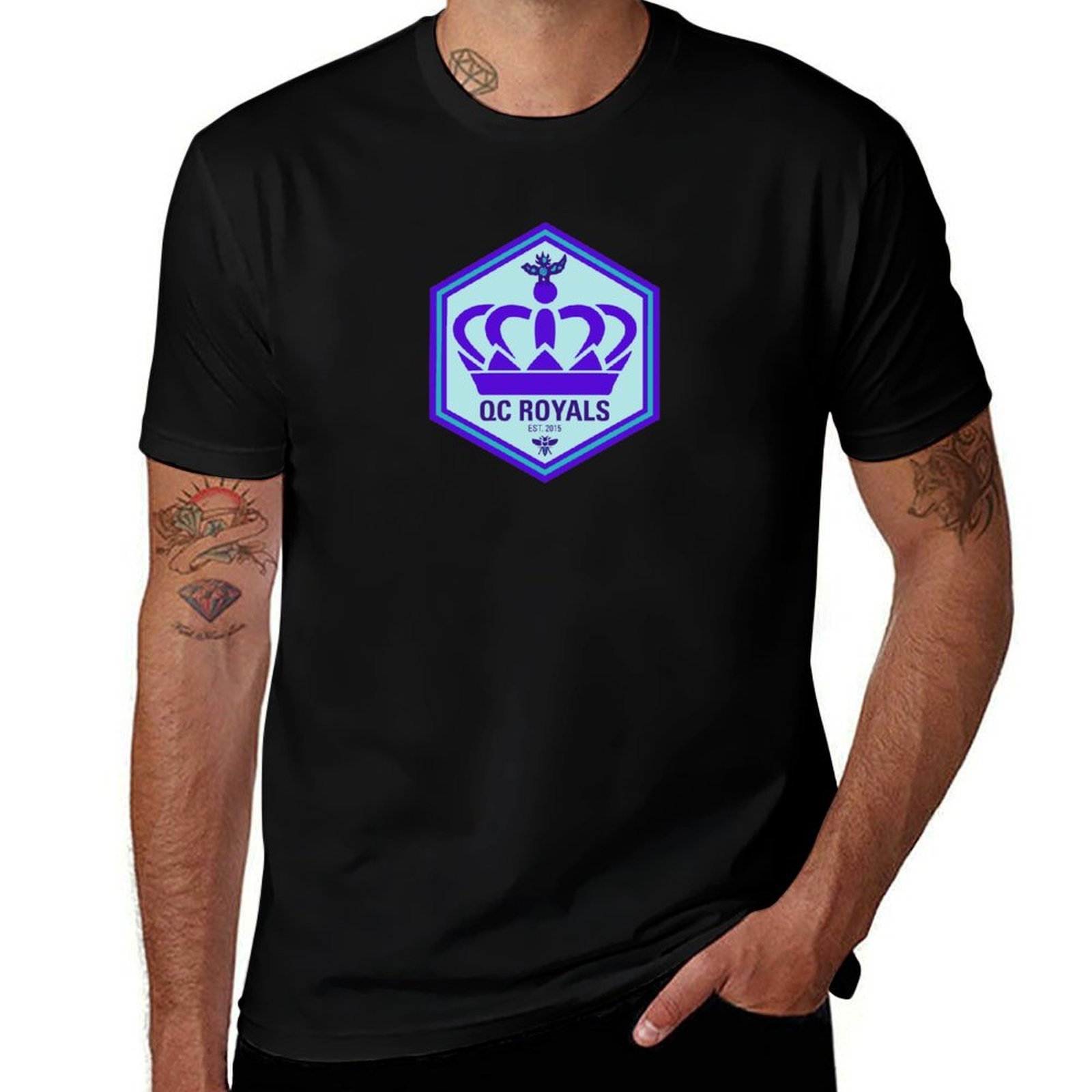 QC Royals 2021 Logo T-Shirt Su - Printing Qc 评论和价格