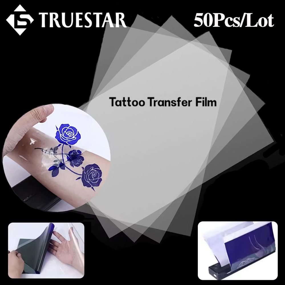 50PCS Transparent Tattoo Trans - Foil Transfer Machine 评论和价格