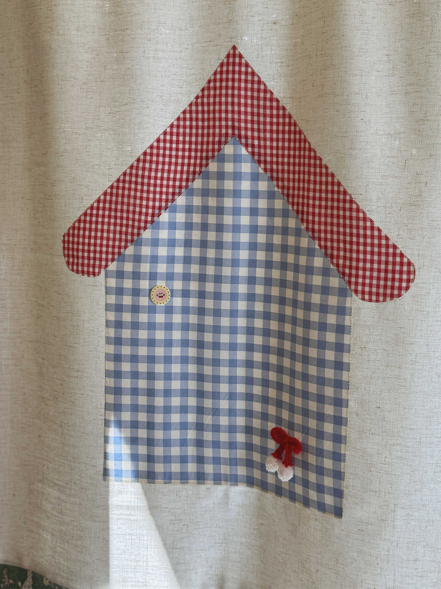 VIKAMA Gingham Small House Nor - Commercial Window Printing 评论和价格