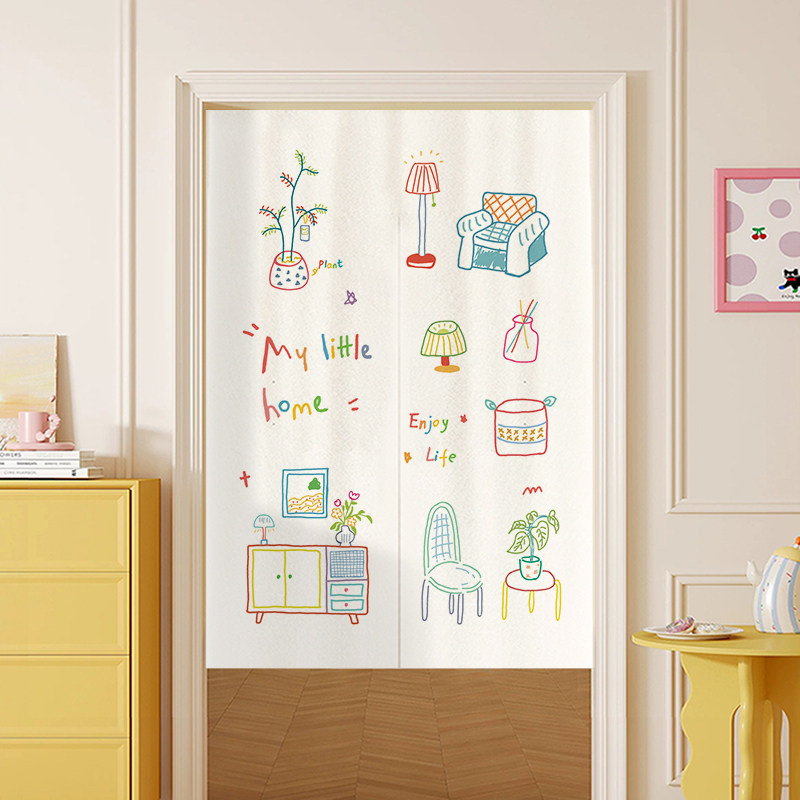 VIKAMA Color Hand Drawn Noren  - Commercial Window Printing 评论和价格