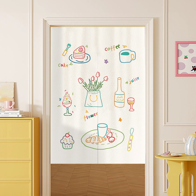 VIKAMA Color Hand Drawn Noren  - Commercial Window Printing 评论和价格