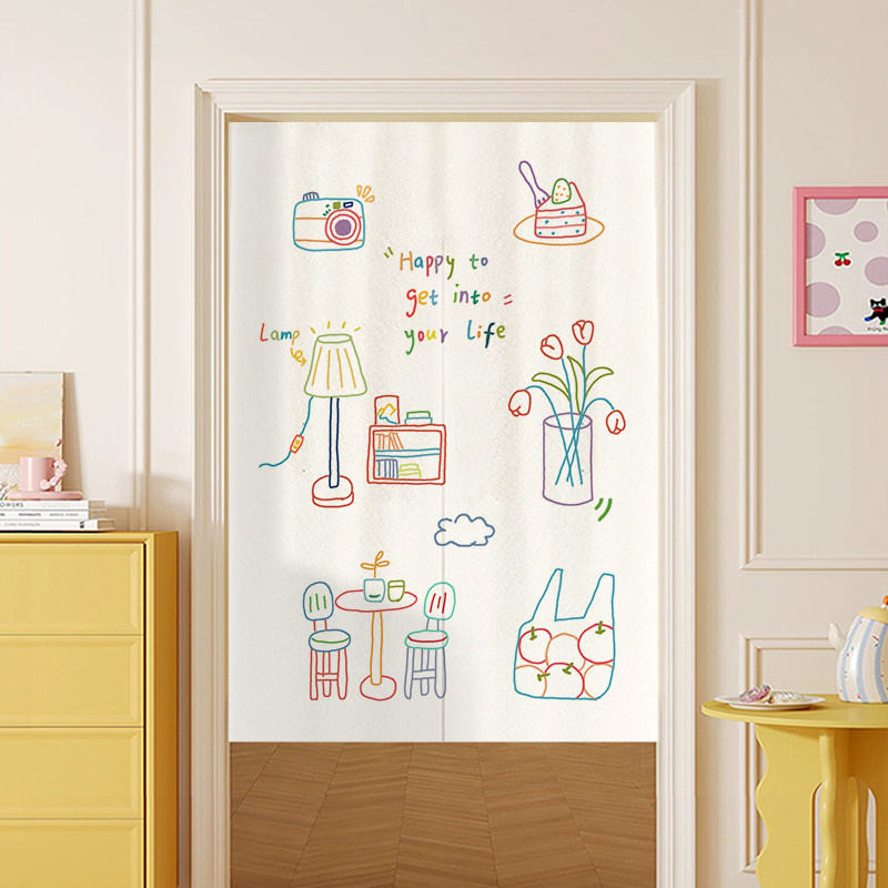 VIKAMA Color Hand Drawn Noren  - Commercial Window Printing 评论和价格