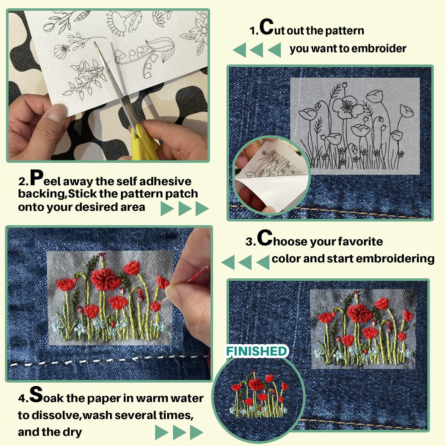 Water Soluble Stabilizer Embro - Embroidery Stabilizer Backing 评论和价格