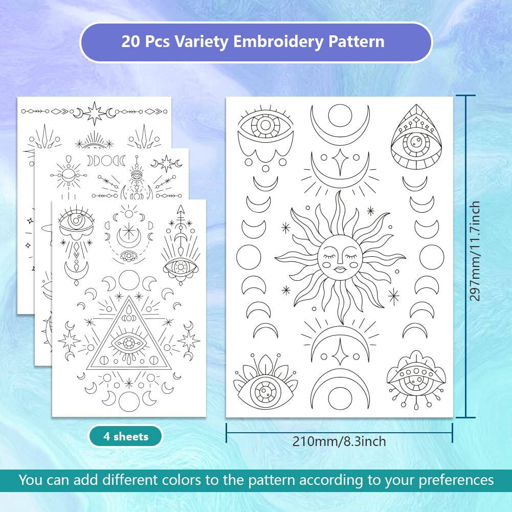 Stick And Stitch Mystical Sun  - Embroidery Stabilizer Backing 评论和价格