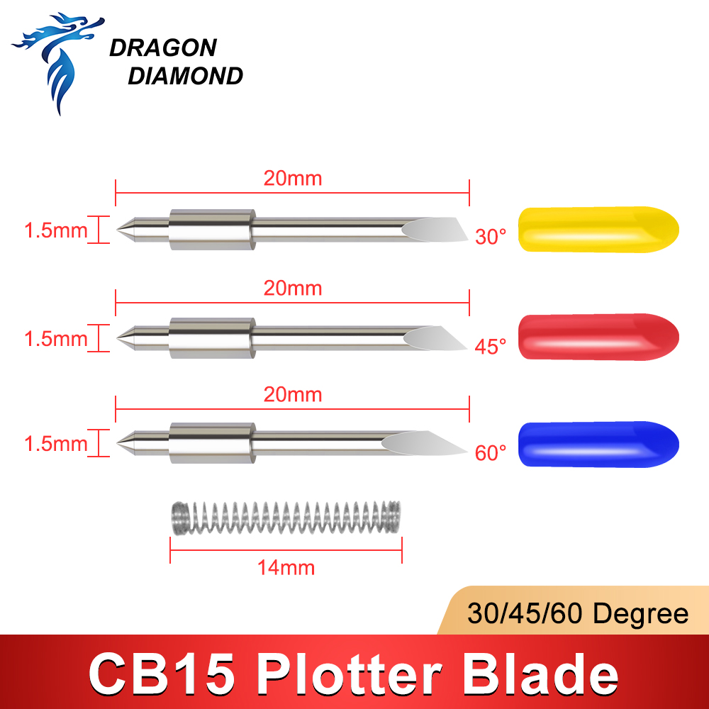 DRAGON DIAMOND 5 PCS 30/45/60  - Cutting Plotter Blade 评论和价格
