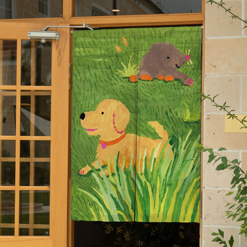 VIKAMA Cute Money Black Noren  - Commercial Window Printing 评论和价格